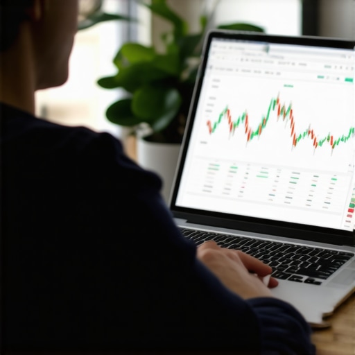 Effective Financial Tool Maintenance Person maintaining CPA support tools with financial software and charts.