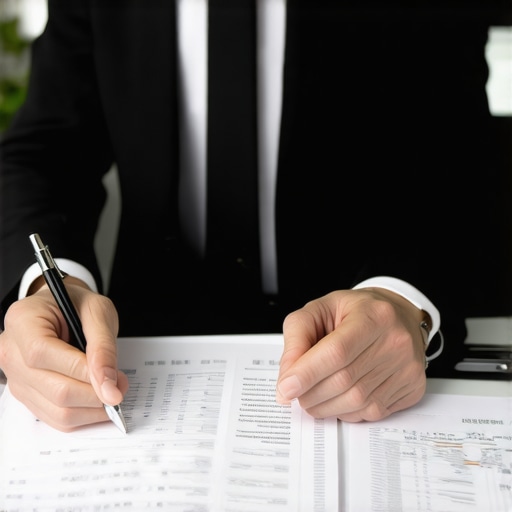 CPA consulting with a client in an office setting