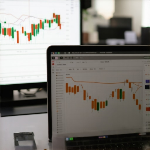 Accountant managing financial systems with cutting-edge tools A professional accountant working on financial management software on a laptop