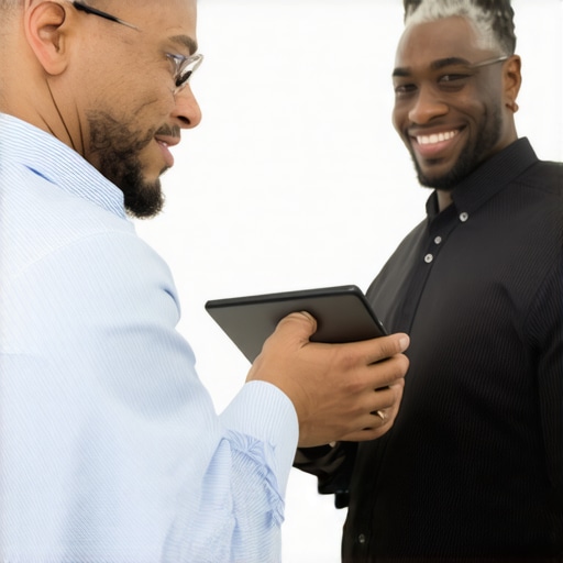 Accountant analyzing financial data with a business owner for 2026 tax prep