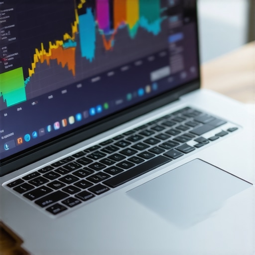 Accountant working with digital software to maintain audit-ready financial records.