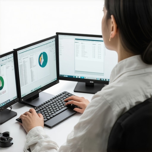 Person working on organizing NFT transaction records and spreadsheets