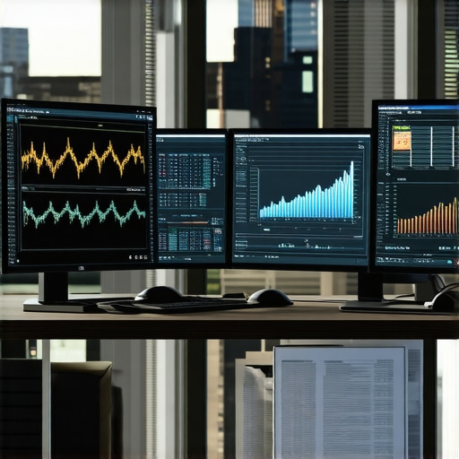 Accountant working with AI and financial data to ensure payroll compliance.
