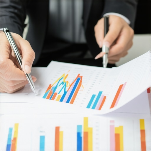 Accountant working with business owner on financial documents to ensure accurate tax support.