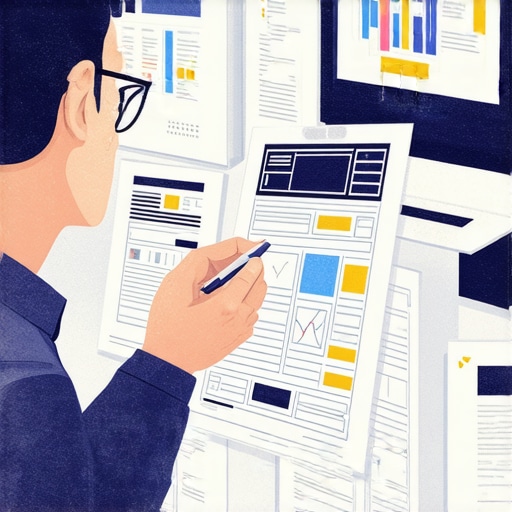 Financial advisor reviewing complex tax documents with digital tools to showcase advanced tax planning techniques.