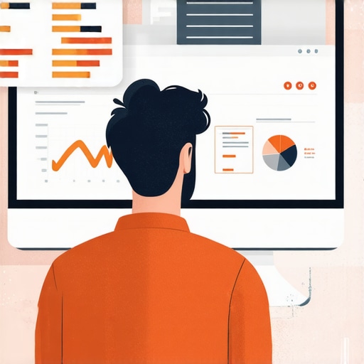 Small business owner using accounting software and reviewing financial reports on a laptop.