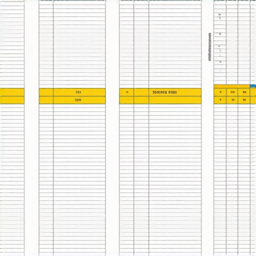 A well-structured ledger with clear categories and digital documentation.