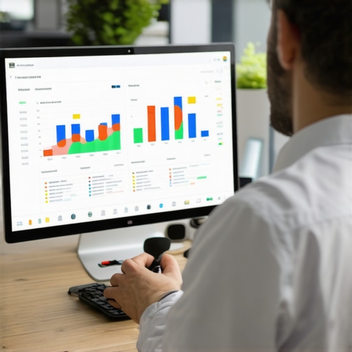 Business owner discussing compliance strategies with a CPA over data charts