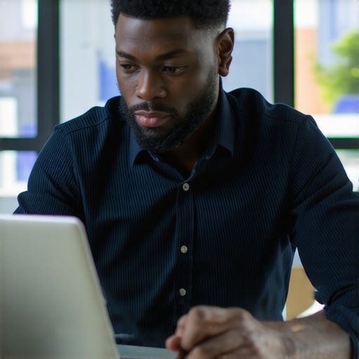 Business owner and CPA reviewing financial documents together in an office setting.
