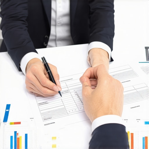 Business owner consulting with CPA over depreciation documents