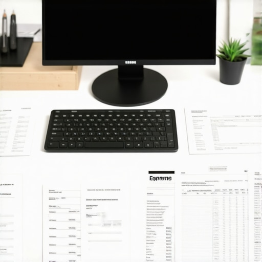 Screenshots of organized digital financial documents and receipts for expense tracking