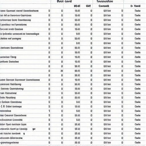 Screenshots of a digital spreadsheet tracking various gift card balances.