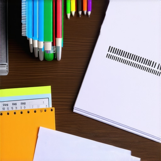 Tools and documents organized for accurate home office deduction calculation.