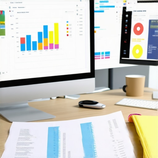 A workspace setup showing accounting software and a CPA reviewing financial documents