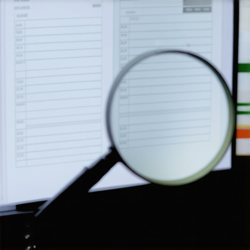 Business owner reviewing an accrual-based ledger showing income matching work dates.