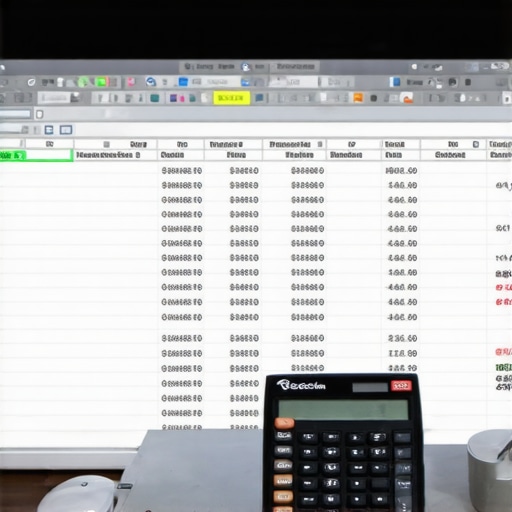 Accurate Fractional Tax Calculations Digital spreadsheet showing detailed sales tax calculations for multiple jurisdictions.
