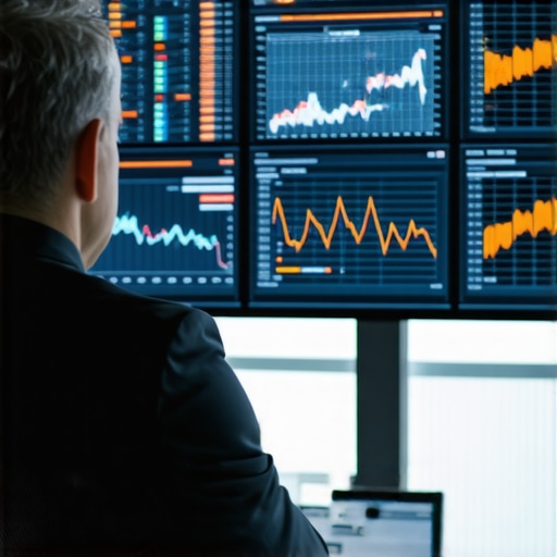 Advanced Audit Support and Compliance Monitoring A professional reviewing complex financial data to ensure audit compliance.