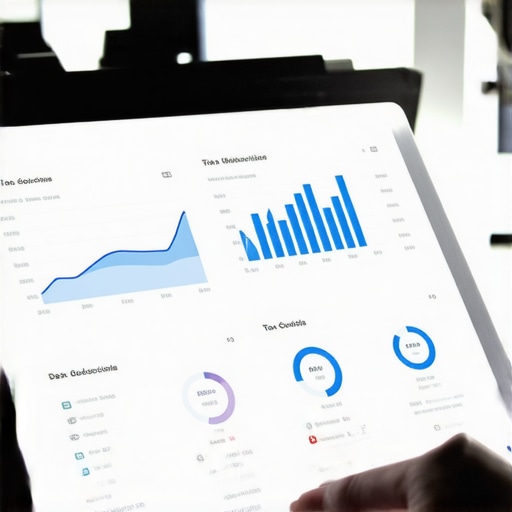 A professional dashboard showing the difference between tax deductions and credits for business growth.