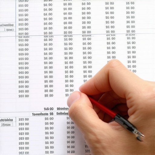 A business owner reviewing a complex tax ledger to avoid depreciation recapture.