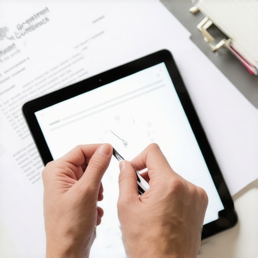 Employee entering daily hours into a DCAA compliant time tracking system.