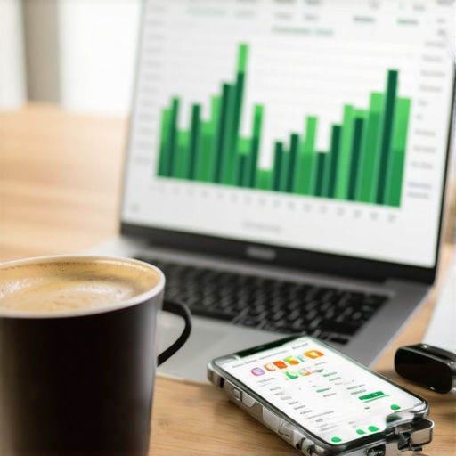 Digital financial management dashboard for small business maintenance