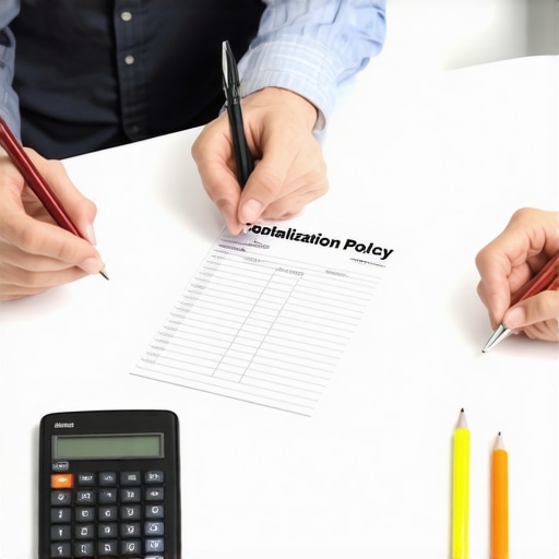 Business owner and accountant discussing capitalization vs repair policies