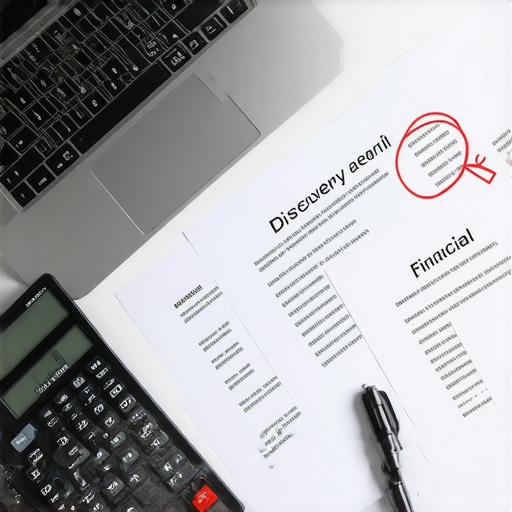 Detailed financial audit showing a red circle around a ledger error