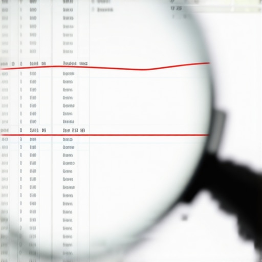 A computer screen displaying a business asset ledger with a red highlight on a depreciation error.