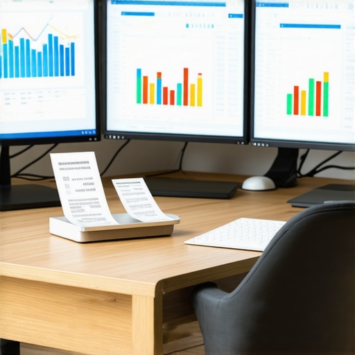 A streamlined workspace for managing business payroll and tax documentation.