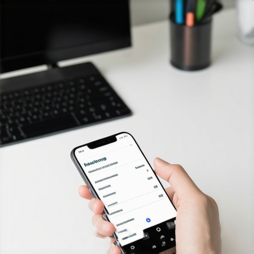 A smartphone scanning a business receipt for cloud accounting storage