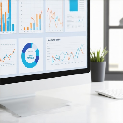 Screenshot of a business financial dashboard showing real-time growth and compliance metrics.