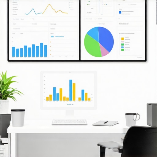 Modern Financial Strategy Dashboard Digital interface showing real-time tax planning and automated accounting tools for small business owners.