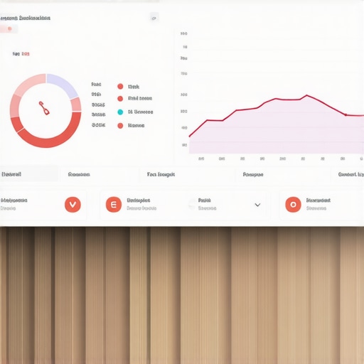 Modern Financial Tech Stack Dashboard A digital dashboard displaying business financial analytics and tax forecasting tools.