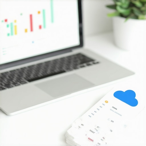 A business owner using digital tools to scan receipts and manage financial software for better bookkeeping accuracy.