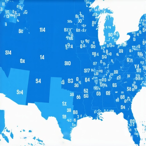 Multi-State Payroll Compliance Complexity Infographic showing different tax requirements across state lines for payroll.