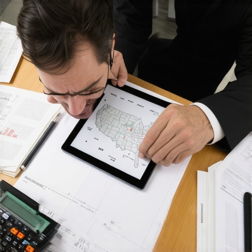 Business owner analyzing tax nexus and multi-state compliance risks