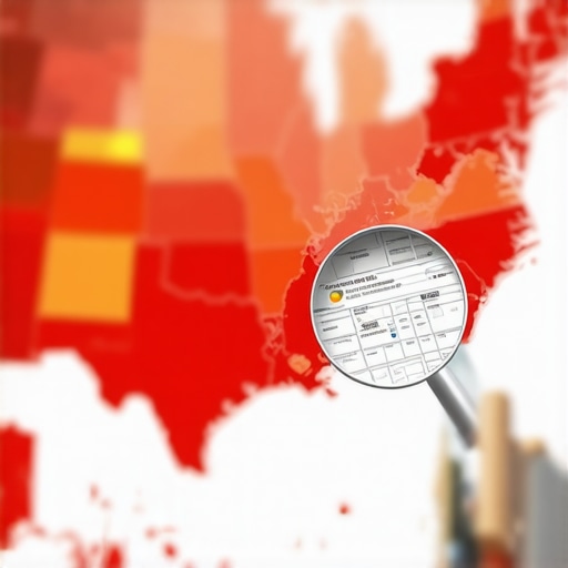 A visual representation of tax nexus challenges for business owners operating in multiple states.