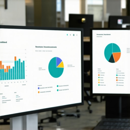 Digital dashboard displaying non-profit financial data and restricted fund allocations.