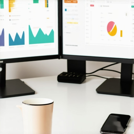 A digital tax and payroll management workstation showing cloud-integrated software.