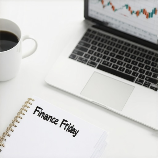 A clean office desk with a laptop displaying financial growth charts and a monthly planner for business maintenance.
