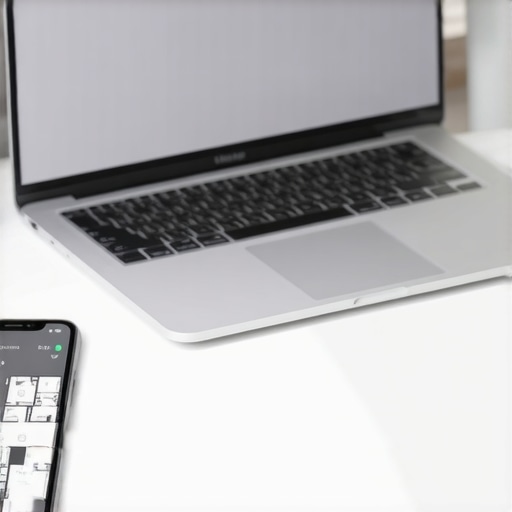 A modern home office setup focused on digital record keeping and tax deduction documentation.
