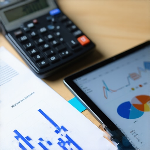 Organizing Corporate Assets for Section 351 Transfer A clean office desk showing tools for corporate tax restructuring and balance sheet review
