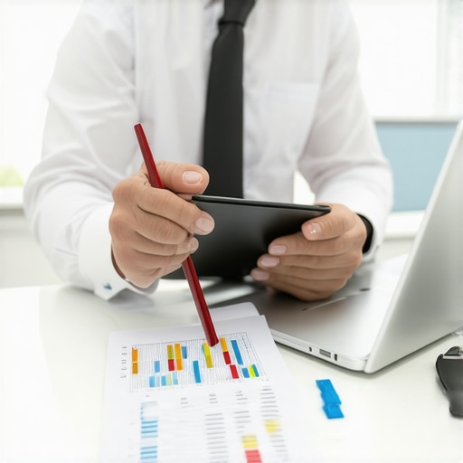 An accountant performing a detailed financial audit to identify discrepancies in tax and payroll data.