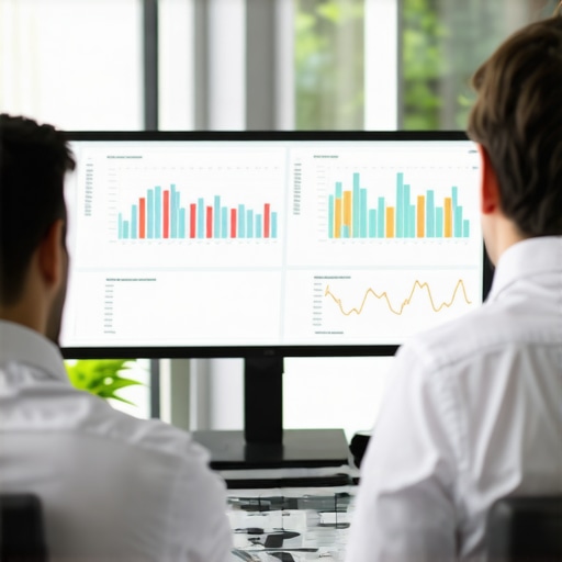 An accountant analyzing corporate financial ledgers to ensure tax compliance