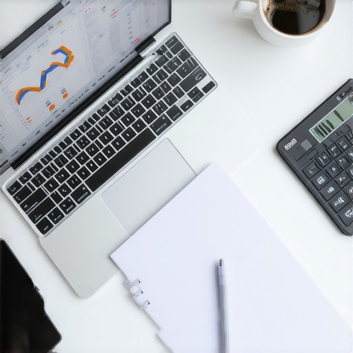 A clean, organized desk representing professional CPA services and strategic business financial planning