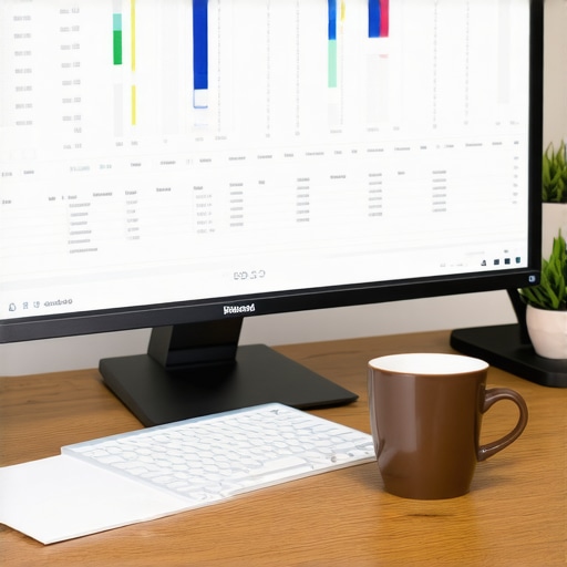 A business owner managing remote payroll and compliance using professional software and manual audit logs.