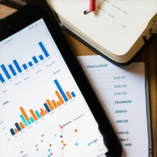 A desk with accounting tools representing a month-end close process.