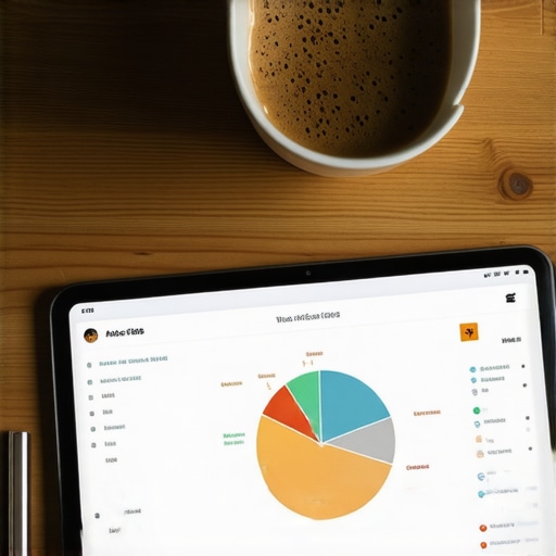 Professional Non-Profit Financial Transparency Organized financial records and digital audit trail on a desk.
