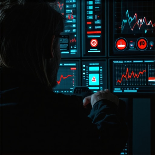 Professional review of digital financial records An expert accountant identifying errors in automated financial software data.