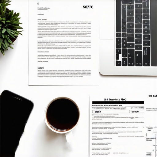 An organized desk with IRS Letter 5071C and tax documents ready for identity verification.